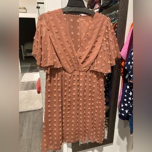 Shein size 18w dusty rose dress